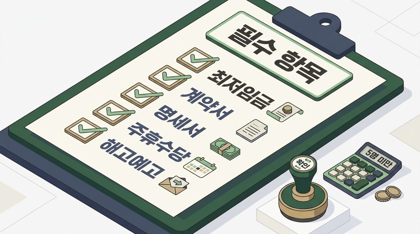 5인 미만 사업장 근로기준법 3