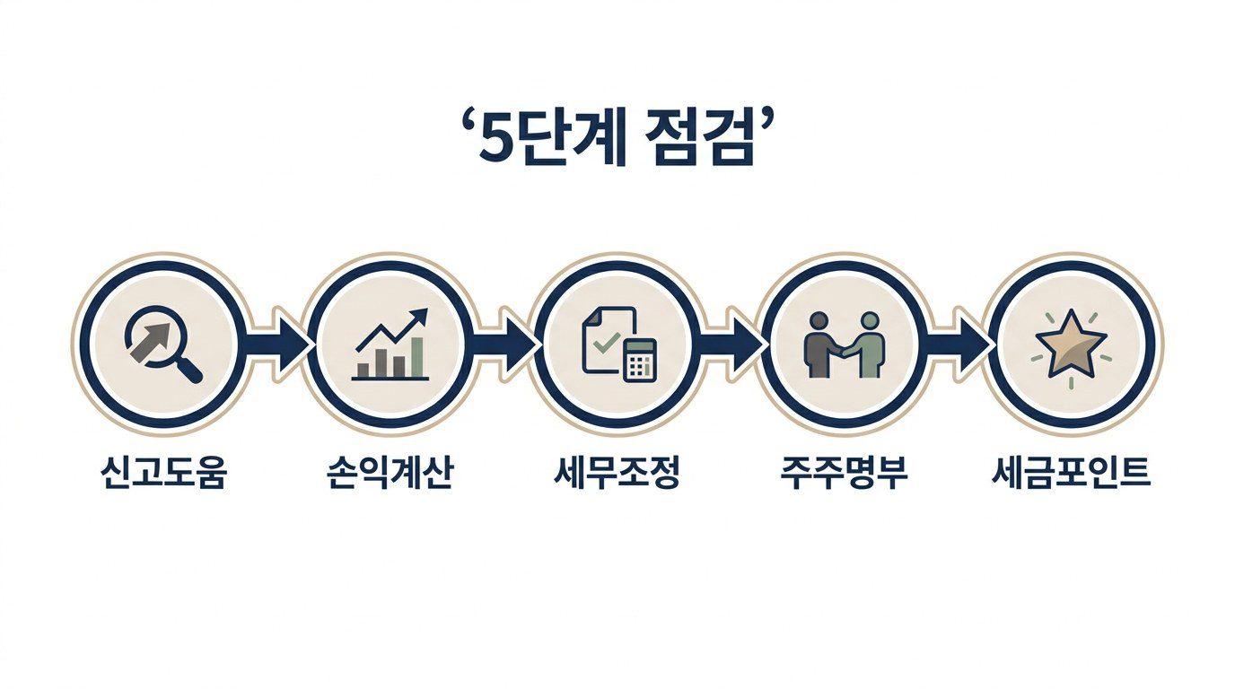 법인세 신고 후 재무제표 보는 법 1