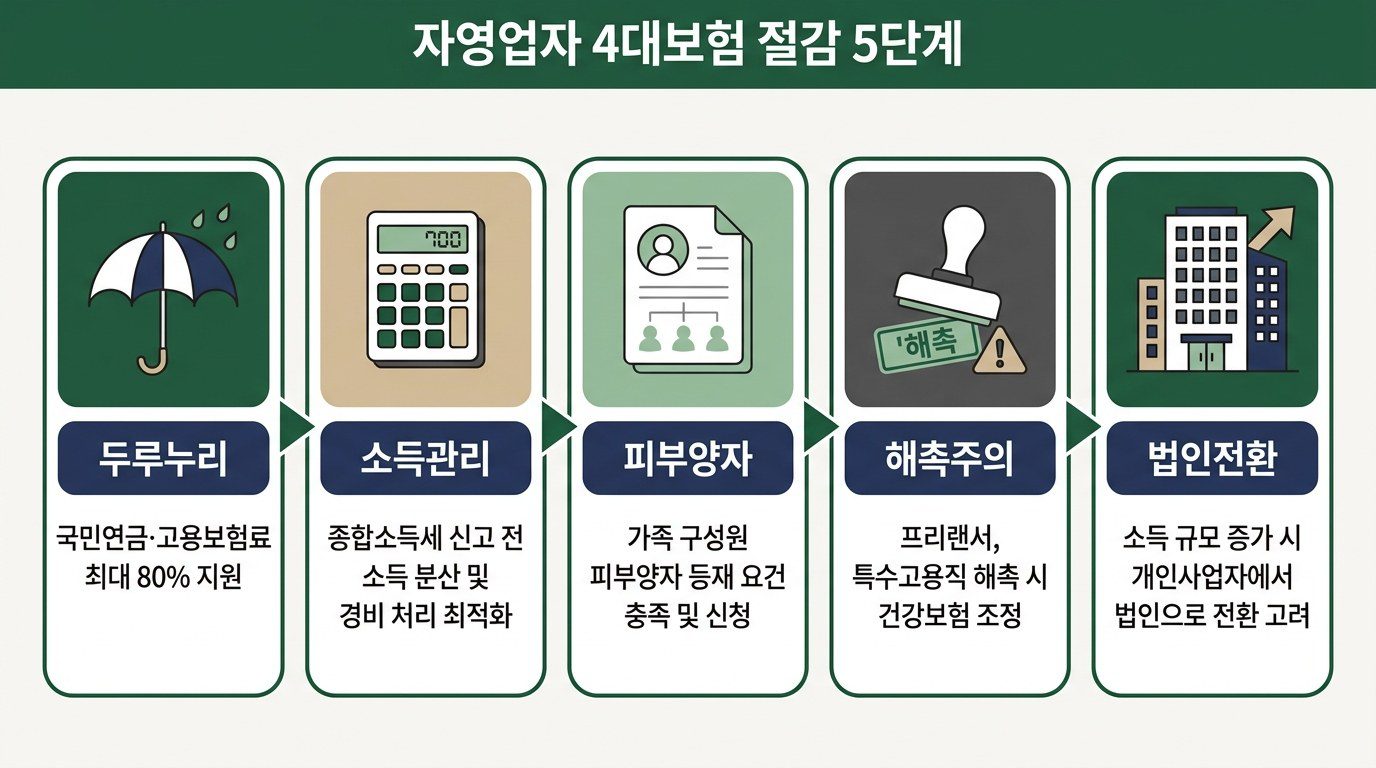자영업자 4대보험 절감방법 2