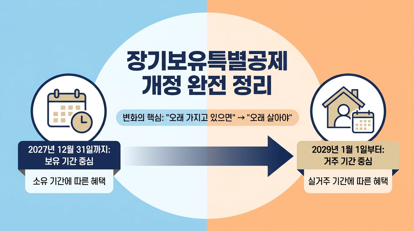 장기보유특별공제 개정 1