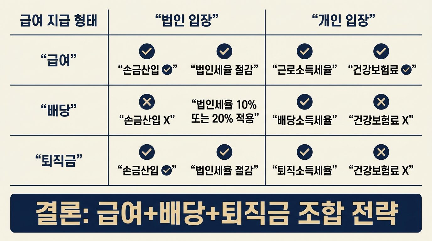 법인 대표이사 급여 2