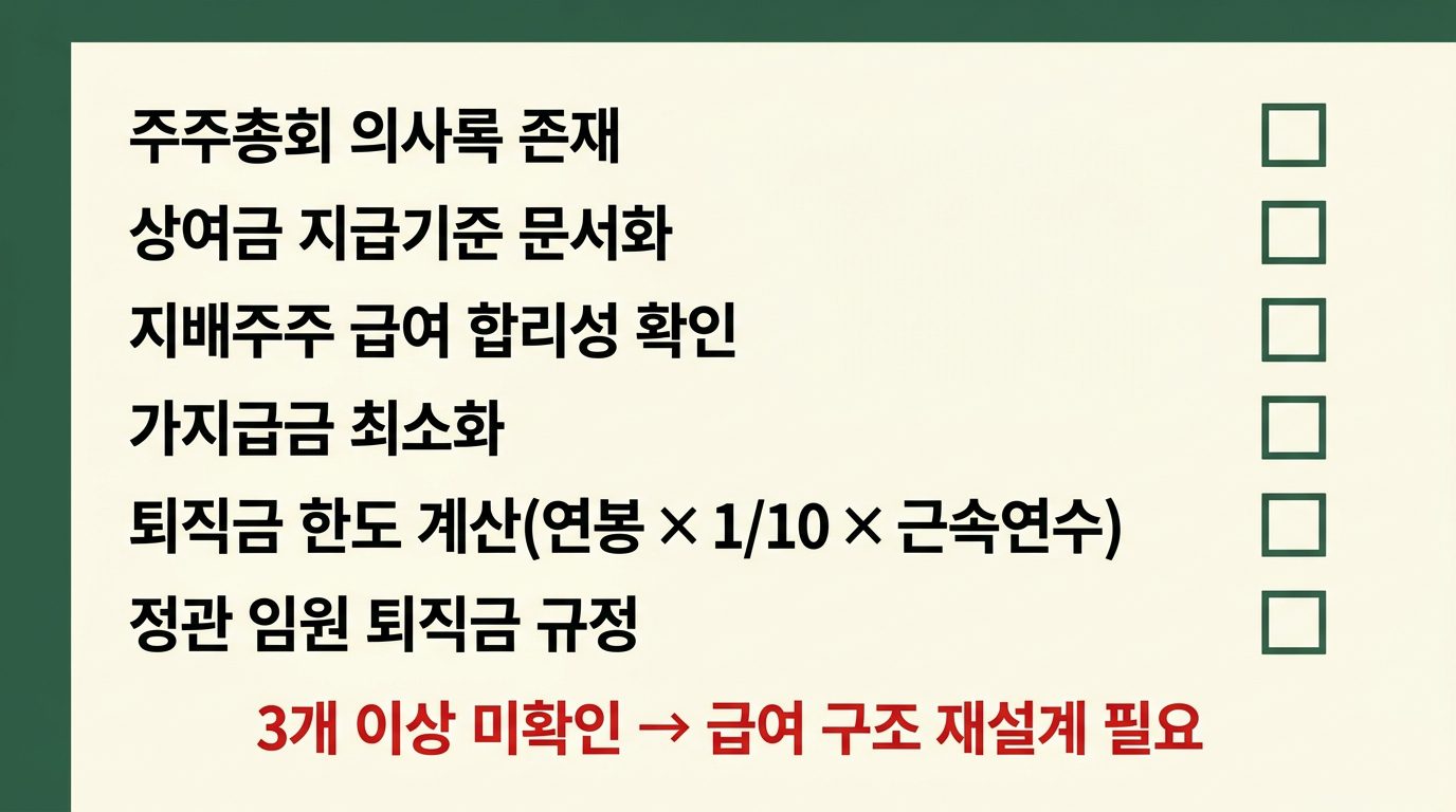 법인 대표이사 급여 3