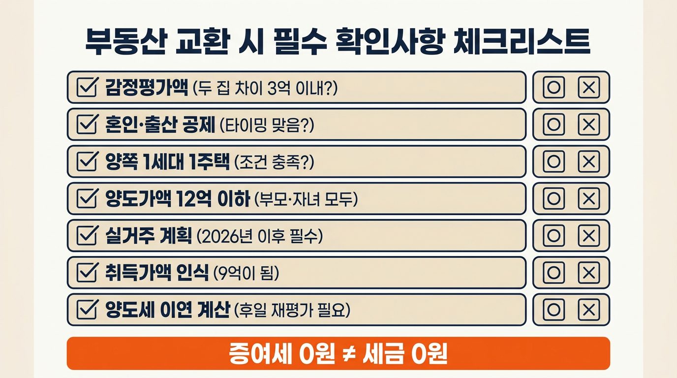 부동산 교환 증여세 3