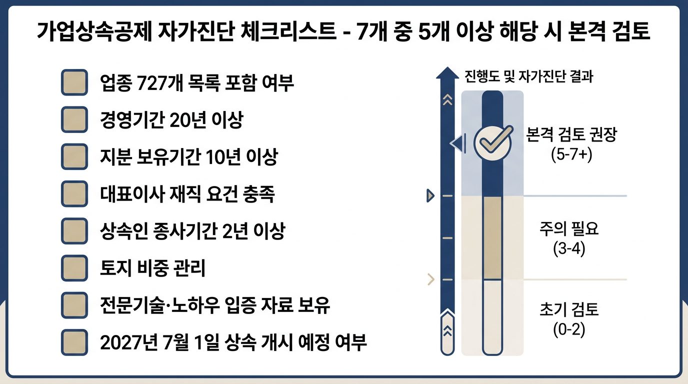 가업상속공제 요건 3