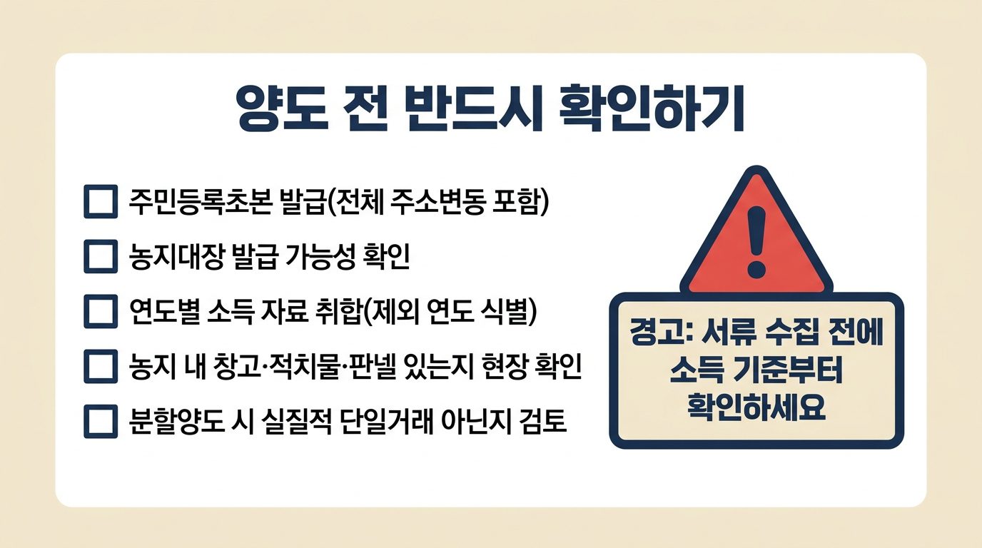 농지 양도세 3